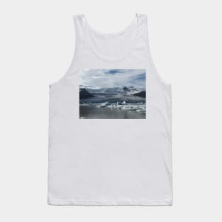 Glacier Lagoon in Jökulsárlón Iceland Tank Top